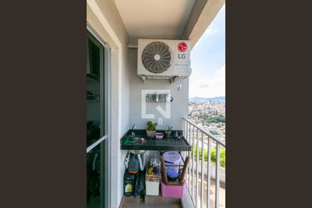 Varanda de apartamento à venda com 2 quartos, 54m² em Engenho Nogueira, Belo Horizonte