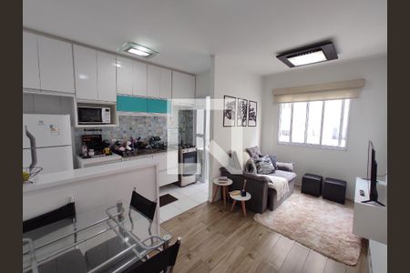 Cozinha / Sala de apartamento à venda com 1 quarto, 35m² em Barra Funda, São Paulo