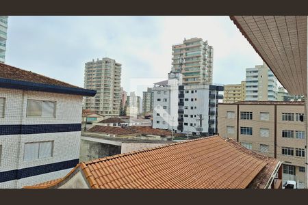 Vista da Sala de apartamento para alugar com 1 quarto, 45m² em Ocian, Praia Grande