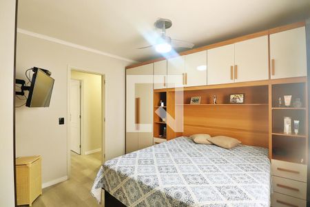 Suíte - Quarto 1 de apartamento à venda com 3 quartos, 94m² em Vila São Pedro, Santo André