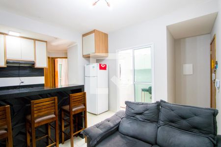 Sala de apartamento à venda com 2 quartos, 52m² em Vila Humaitá, Santo André