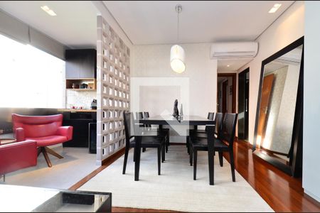 Sala de jantar de apartamento à venda com 3 quartos, 100m² em Lourdes, Belo Horizonte
