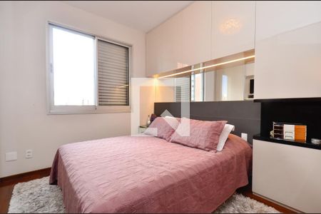 Suite de apartamento à venda com 3 quartos, 100m² em Lourdes, Belo Horizonte