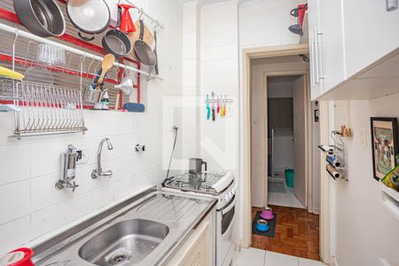 Cozinha de apartamento para alugar com 1 quarto, 50m² em Paraiso, São Paulo