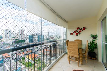 Varanda da Sala de apartamento à venda com 3 quartos, 96m² em Parque da Vila Prudente, São Paulo