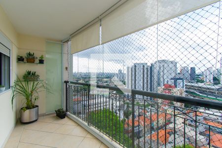 Varanda da Sala de apartamento à venda com 3 quartos, 96m² em Parque da Vila Prudente, São Paulo