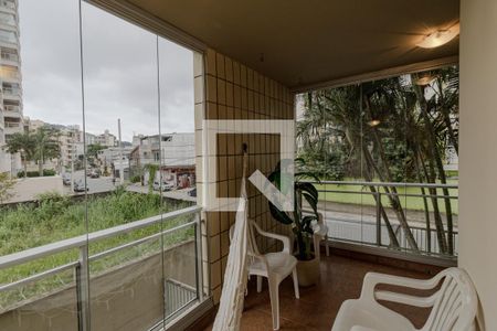 Varanda da Sala de apartamento para alugar com 3 quartos, 135m² em Loteamento João Batista Julião, Guarujá