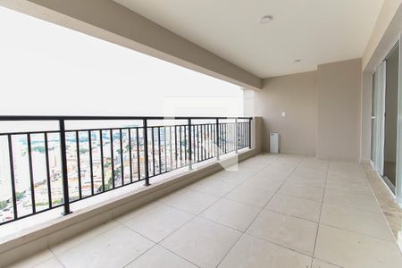 Varanda da Sala de apartamento à venda com 3 quartos, 105m² em Brás, São Paulo
