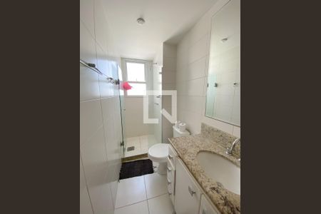 Banheiro da Suíte de apartamento à venda com 3 quartos, 78m² em Santa Rosa, Niterói