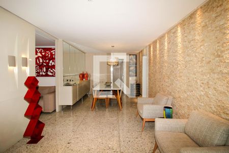 Sala de apartamento à venda com 4 quartos, 262m² em Buritis, Belo Horizonte