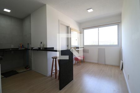 Sala/ Cozinha  de apartamento para alugar com 2 quartos, 35m² em Várzea da Barra Funda, São Paulo