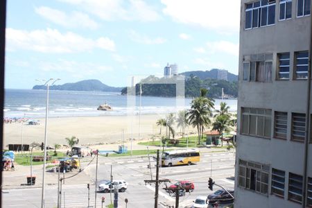 Vista da Sala de apartamento para alugar com 1 quarto, 58m² em Itararé, São Vicente