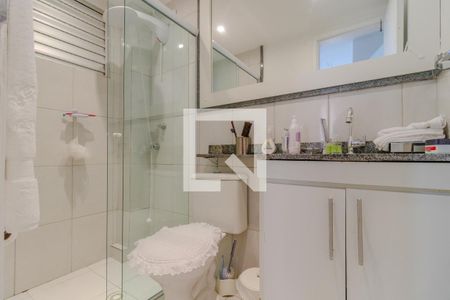 Banheiro da Suíte de apartamento para alugar com 2 quartos, 57m² em Morumbi, São Paulo