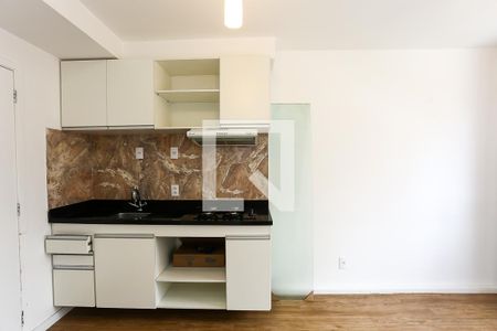 Kitnet_Sala_Cozinha_Serviço de kitnet/studio à venda com 1 quarto, 24m² em Paraíso do Morumbi, São Paulo