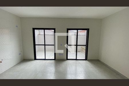 Sala - Sala de Jantar - Cozinha de casa de condomínio à venda com 2 quartos, 100m² em Vila Humaita, Santo André