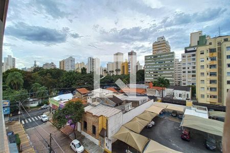 Vista da Sala de apartamento à venda com 4 quartos, 117m² em Cambuí, Campinas