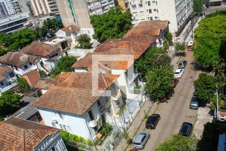 Vista da sala de apartamento à venda com 2 quartos, 59m² em Cidade Baixa, Porto Alegre