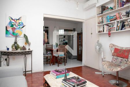 Sala de Estar de apartamento à venda com 2 quartos, 75m² em Rio Branco, Porto Alegre