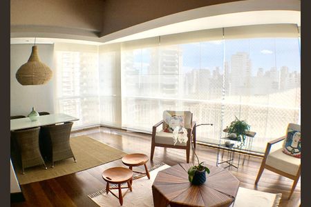 Varanda Sala de apartamento à venda com 3 quartos, 403m² em Jardim Vila Mariana, São Paulo