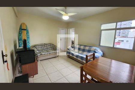 Sala de apartamento para alugar com 2 quartos, 78m² em Pompéia, Santos