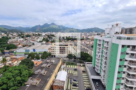 Varanda da Sala vista  de apartamento à venda com 3 quartos, 70m² em Cachambi, Rio de Janeiro