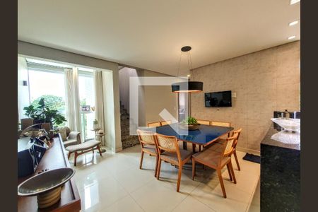 Sala de apartamento à venda com 3 quartos, 126m² em Itapoã, Belo Horizonte