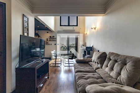 Sala e Cozinha de kitnet/studio à venda com 1 quarto, 55m² em Moema, São Paulo