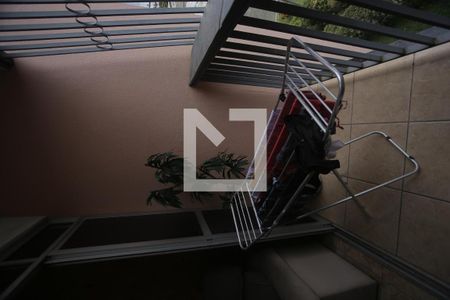 varanda da Sala de apartamento à venda com 3 quartos, 70m² em Santo Antônio, Belo Horizonte