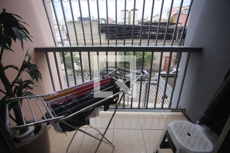 Varanda da Sala de apartamento à venda com 3 quartos, 70m² em Santo Antônio, Belo Horizonte