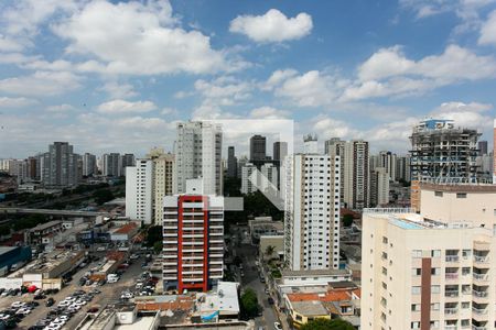 Vista da Varanda gourmet de apartamento à venda com 1 quarto, 52m² em Vila Azevedo, São Paulo