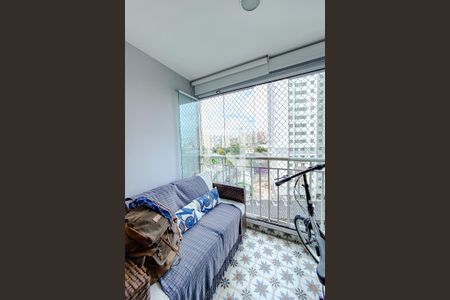 Varanda da Sala de apartamento à venda com 2 quartos, 64m² em Cambuci, São Paulo