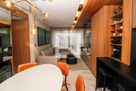Sala de apartamento para alugar com 2 quartos, 74m² em Mangabeiras, Belo Horizonte