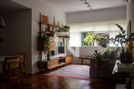 Sala de apartamento à venda com 3 quartos, 89m² em Humaitá, Rio de Janeiro