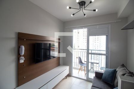 Sala de apartamento para alugar com 1 quarto, 28m² em Jardim Caravelas, São Paulo