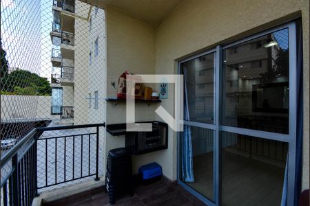 Varanda da Sala de apartamento à venda com 2 quartos, 61m² em Picanço, Guarulhos