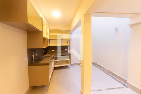 Sala e cozinha de casa de condomínio para alugar com 1 quarto, 110m² em Vila Mariana, São Paulo