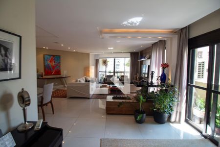 Sala da Lareira de apartamento à venda com 2 quartos, 177m² em Campo Belo, São Paulo