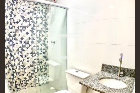 Banheiro da Suite de casa de condomínio para alugar com 1 quarto, 28m² em Ipiranga, São Paulo
