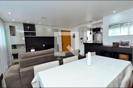 Sala  de apartamento à venda com 3 quartos, 80m² em Serra, Belo Horizonte