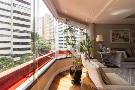 Varanda da Sala de apartamento à venda com 3 quartos, 200m² em Aclimação, São Paulo