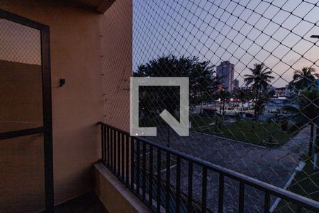 Varanda da Sala de apartamento para alugar com 2 quartos, 63m² em Enseada, Guarujá