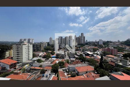 Vista da sacada  de apartamento à venda com 1 quarto, 55m² em Vila Madalena, São Paulo