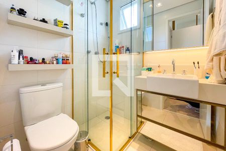 Banheiro de apartamento para alugar com 2 quartos, 76m² em Campo Belo, São Paulo