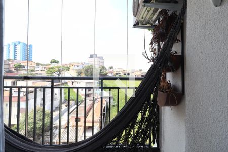 Sacada Sala de apartamento à venda com 2 quartos, 50m² em Jardim Jamaica, Santo André
