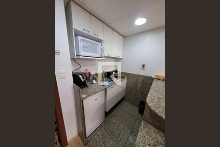 Cozinha de kitnet/studio à venda com 1 quarto, 35m² em Serra, Belo Horizonte