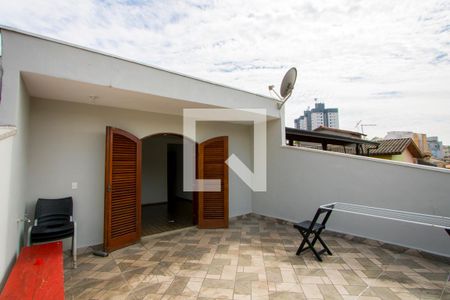 Varanda do quarto 1 de casa à venda com 3 quartos, 163m² em Vila Eldizia, Santo André