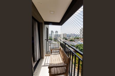 Varanda de apartamento à venda com 1 quarto, 44m² em Campestre, Santo André