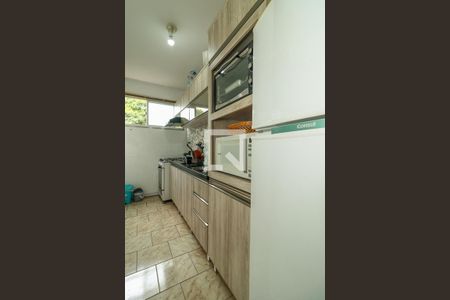 Cozinha de apartamento à venda com 1 quarto, 54m² em Jardim Itu, Porto Alegre