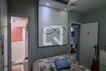 quarto 1 suite de apartamento à venda com 2 quartos, 54m² em Taquara, Rio de Janeiro