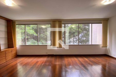 Sala de apartamento à venda com 3 quartos, 136m² em Laranjeiras, Rio de Janeiro